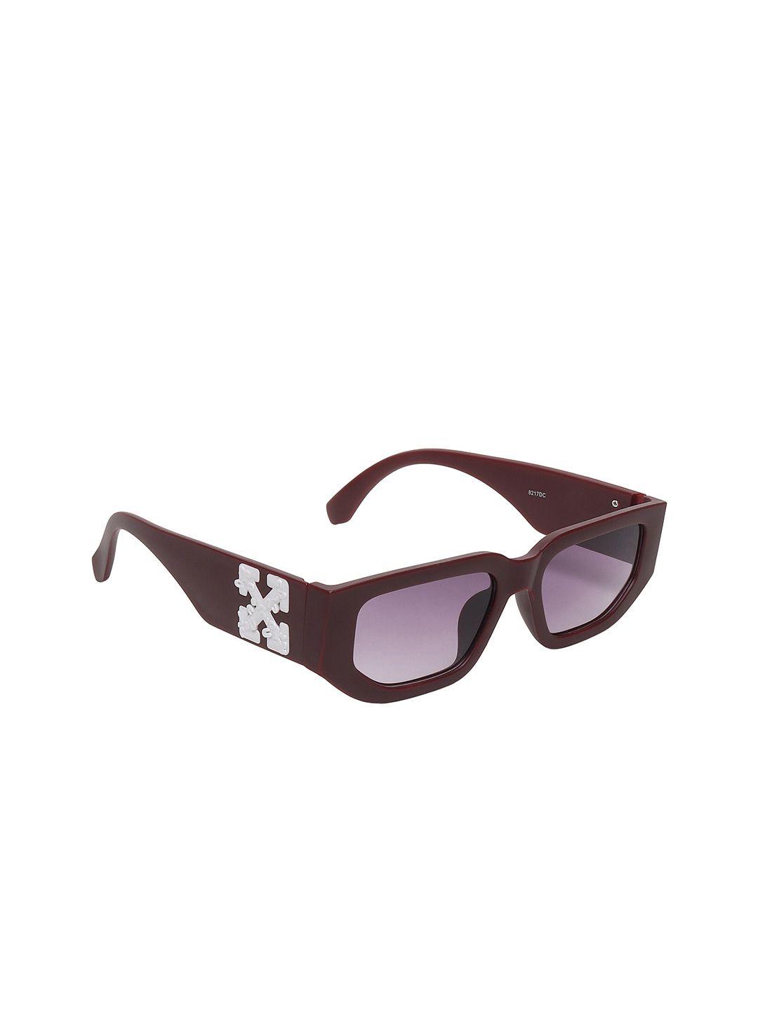swiss design unisex square sunglasses with uv protected lens