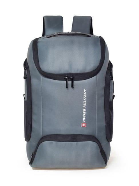 swiss military grey backpack - 21 ltrs