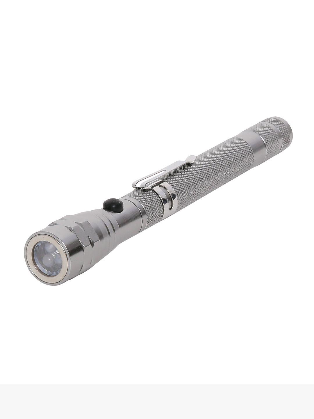 swiss military silver-toned telescopic torch