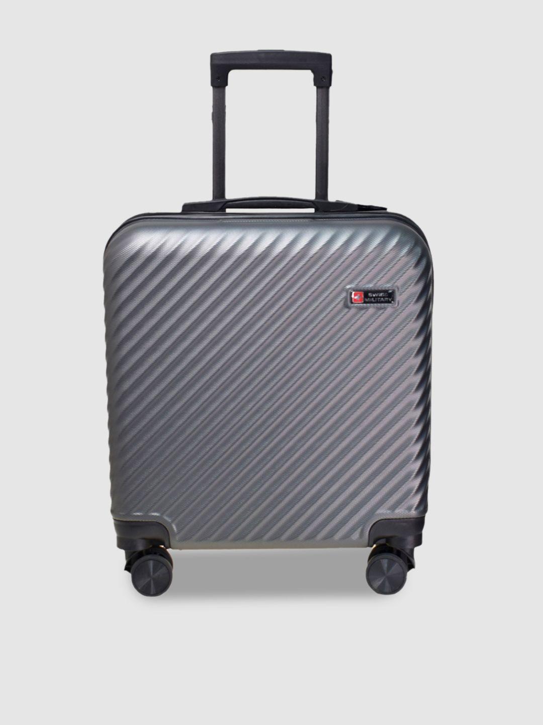 swiss military solid hard cabin trolley bag