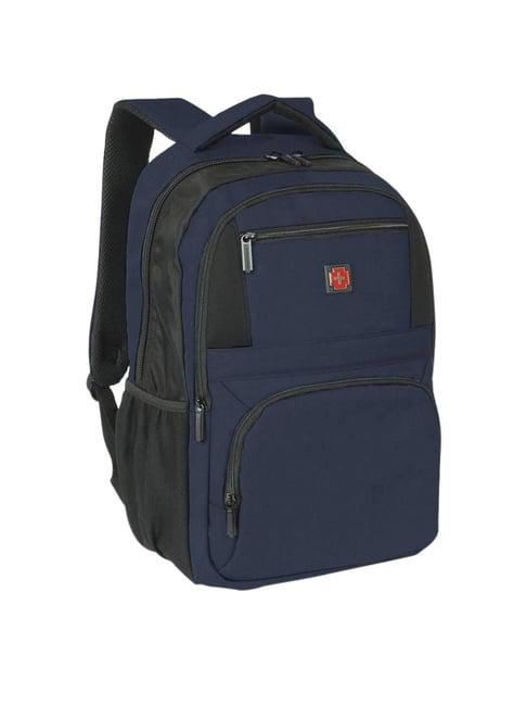 swissbrand odense blue and black small backpack