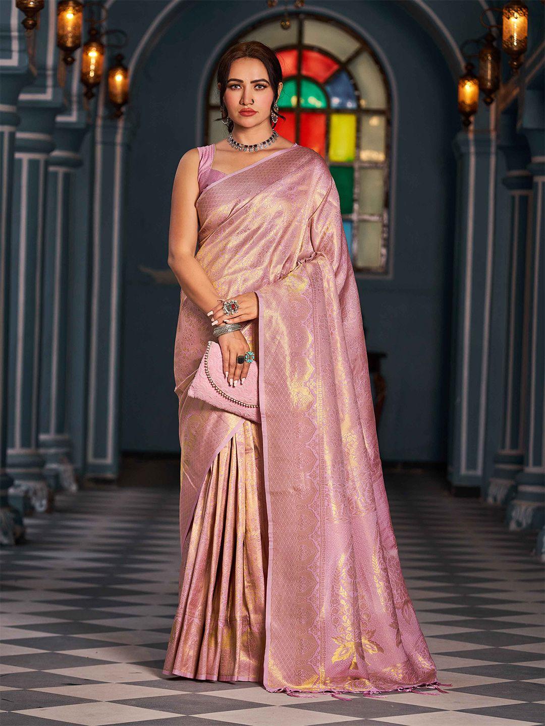 swornof ethnic motifs woven design zari saree