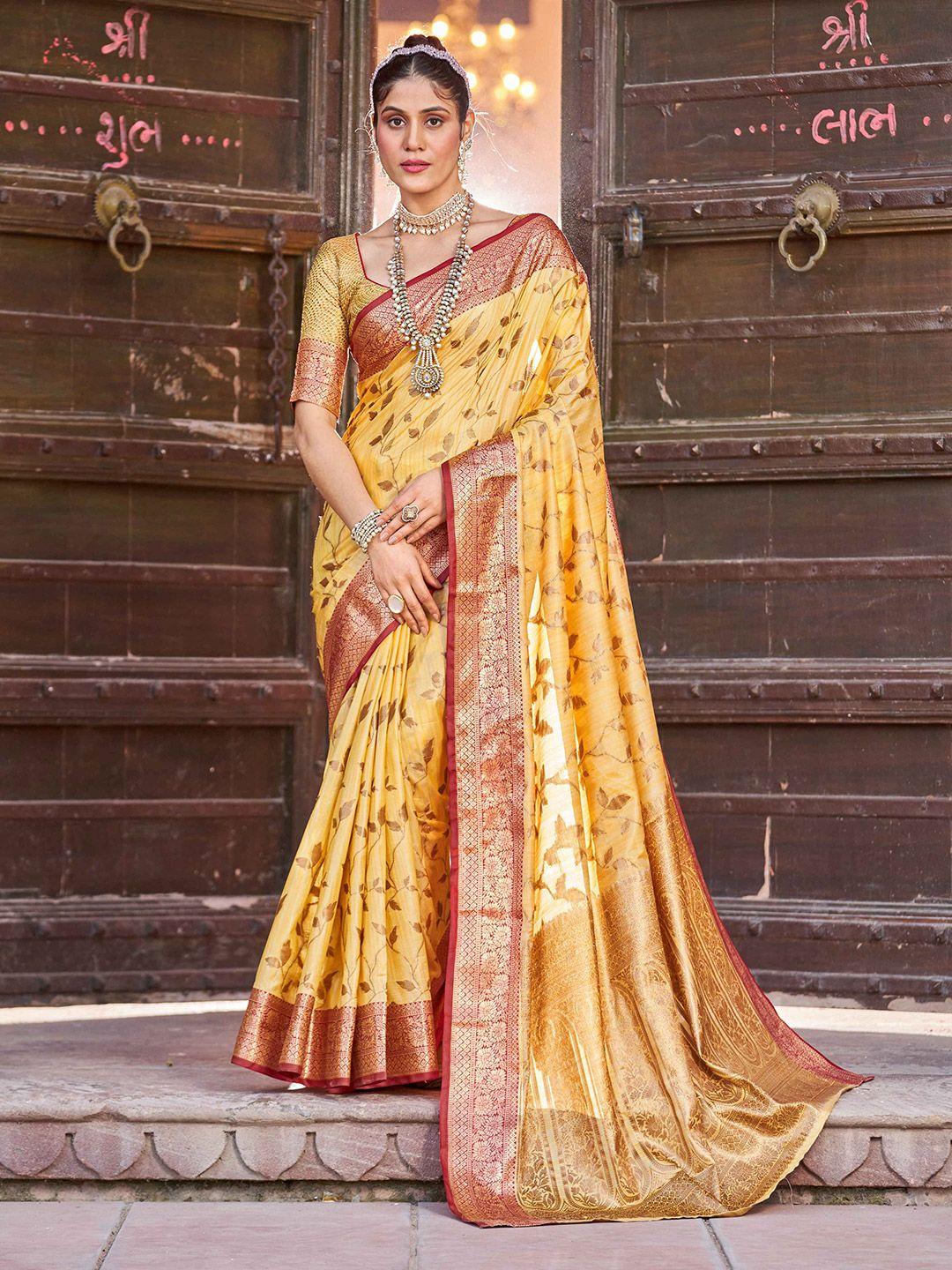 swornof woven design zari saree