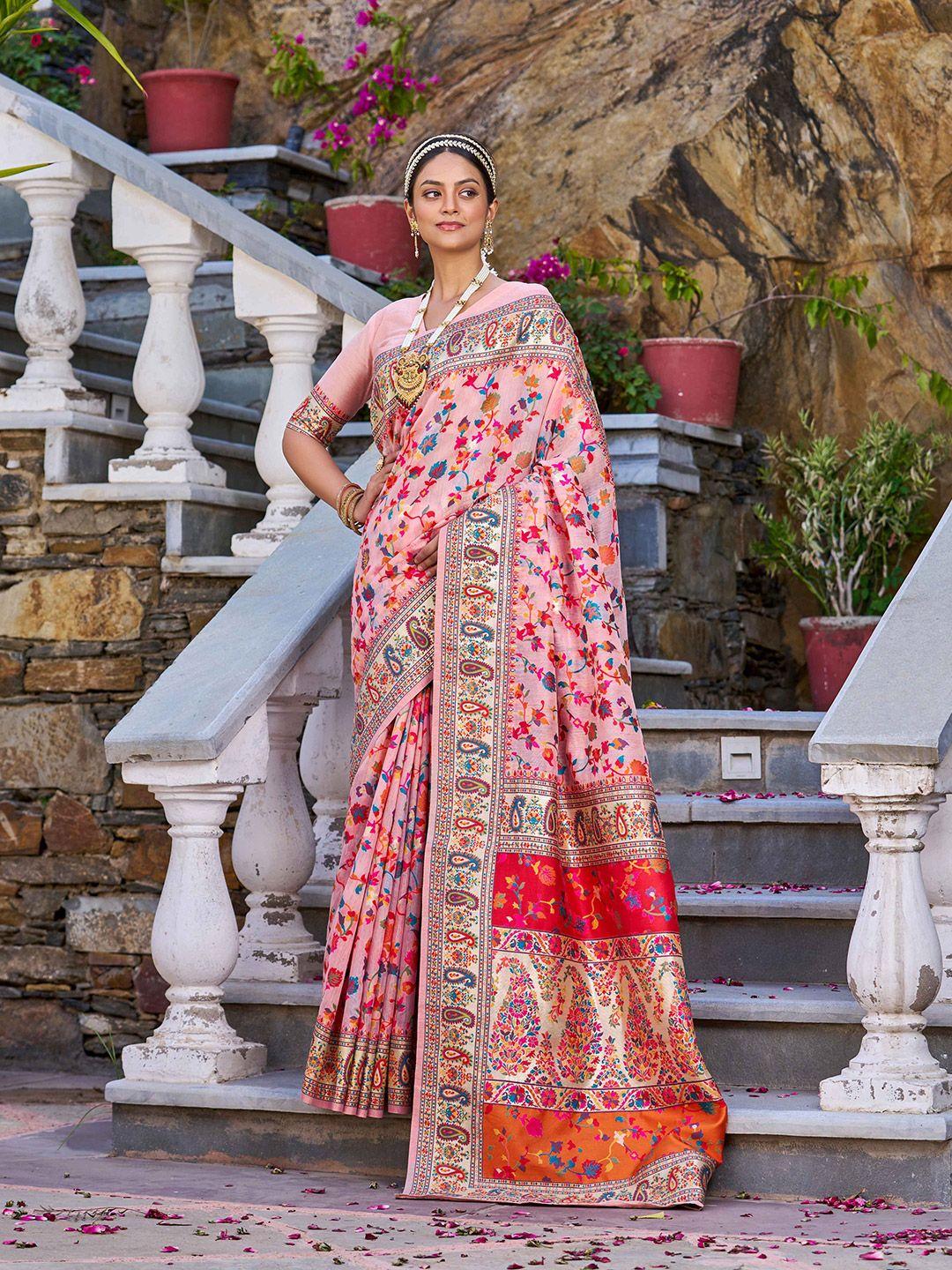 swornof woven design zari saree