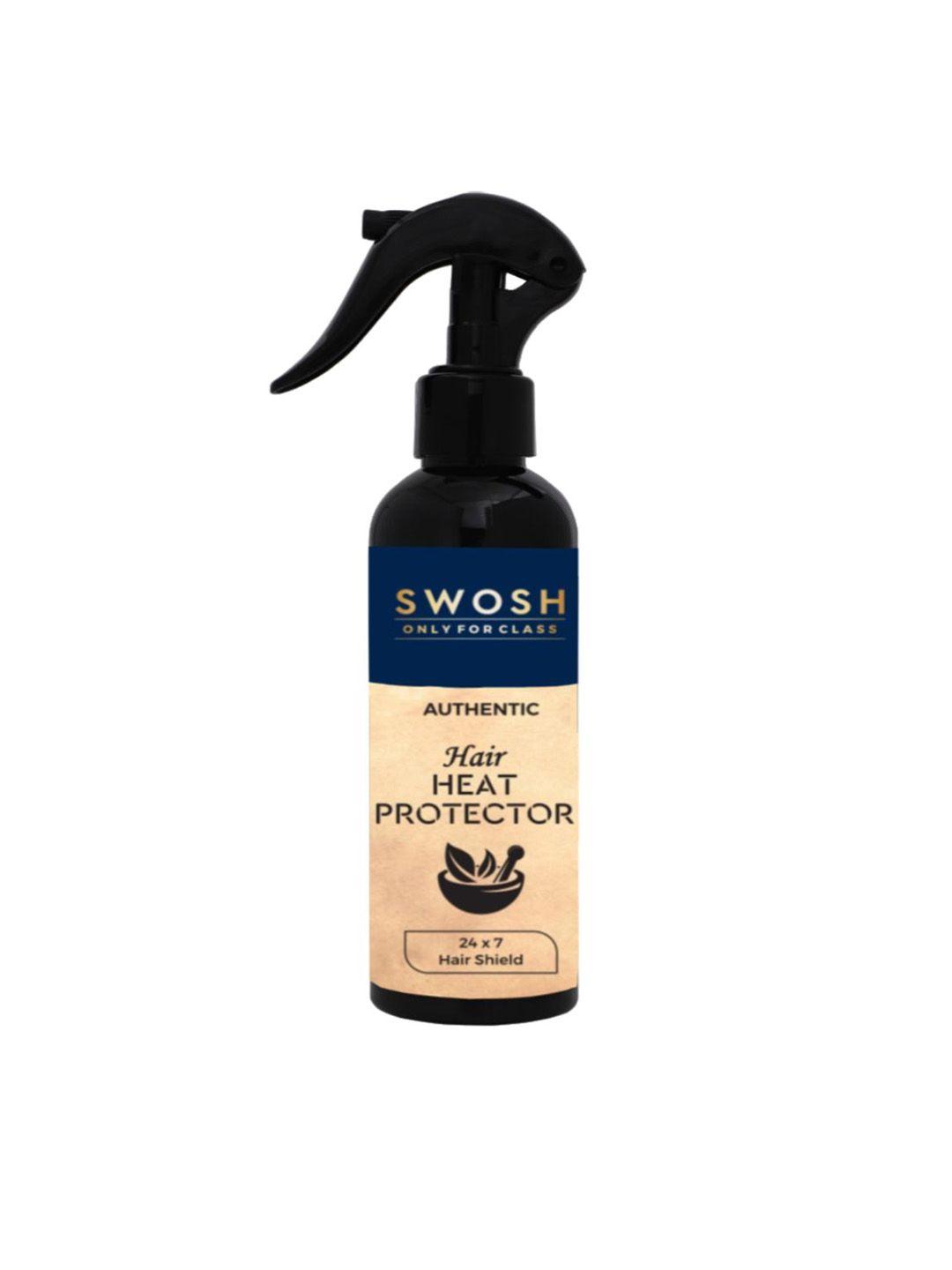 swosh authentic hair heat protector spray with keratin & argan oil 200 ml