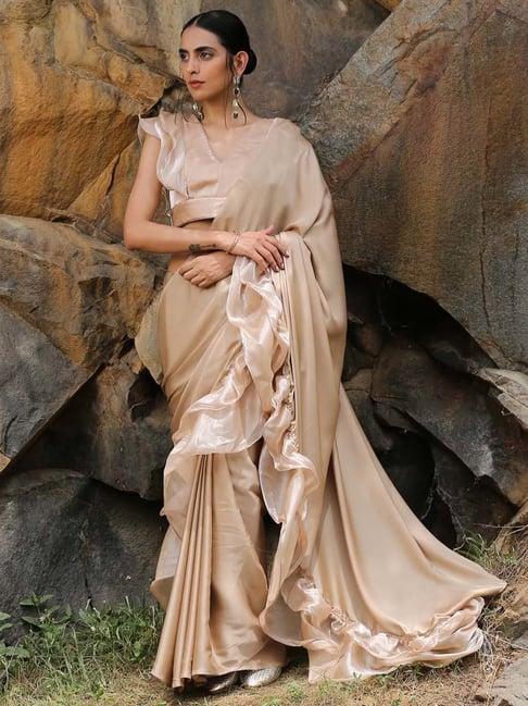 swtantra beige satin saree