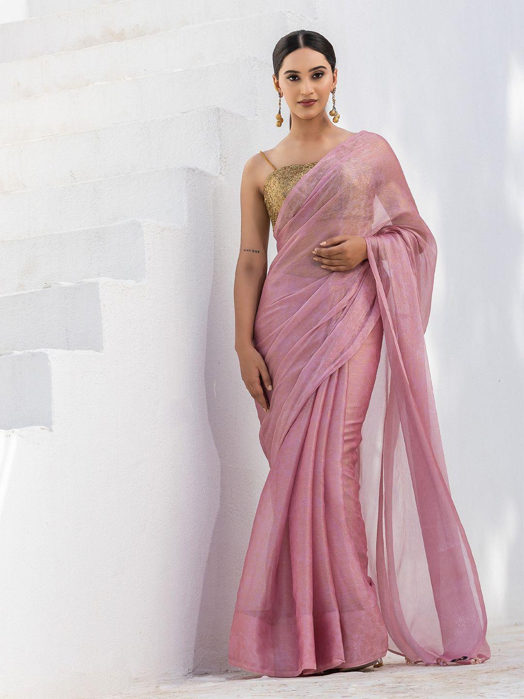 swtantra floral printed pure chiffon saree