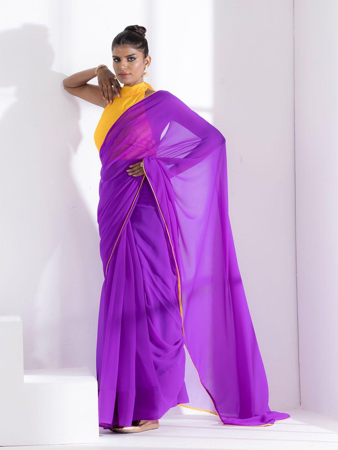 swtantra poly georgette saree