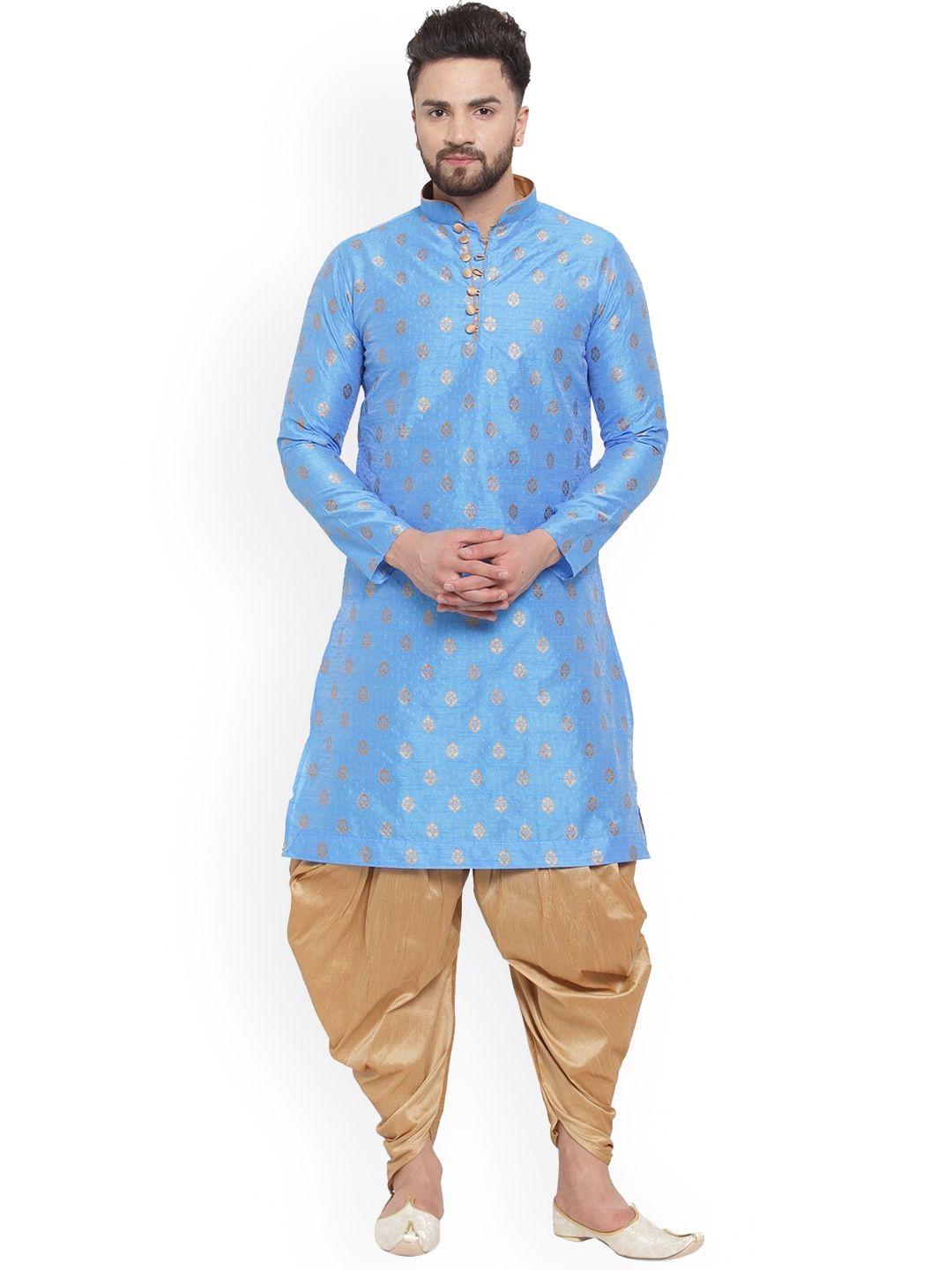 sydney heights ethnic motifs printed regular kurta with dhoti pants