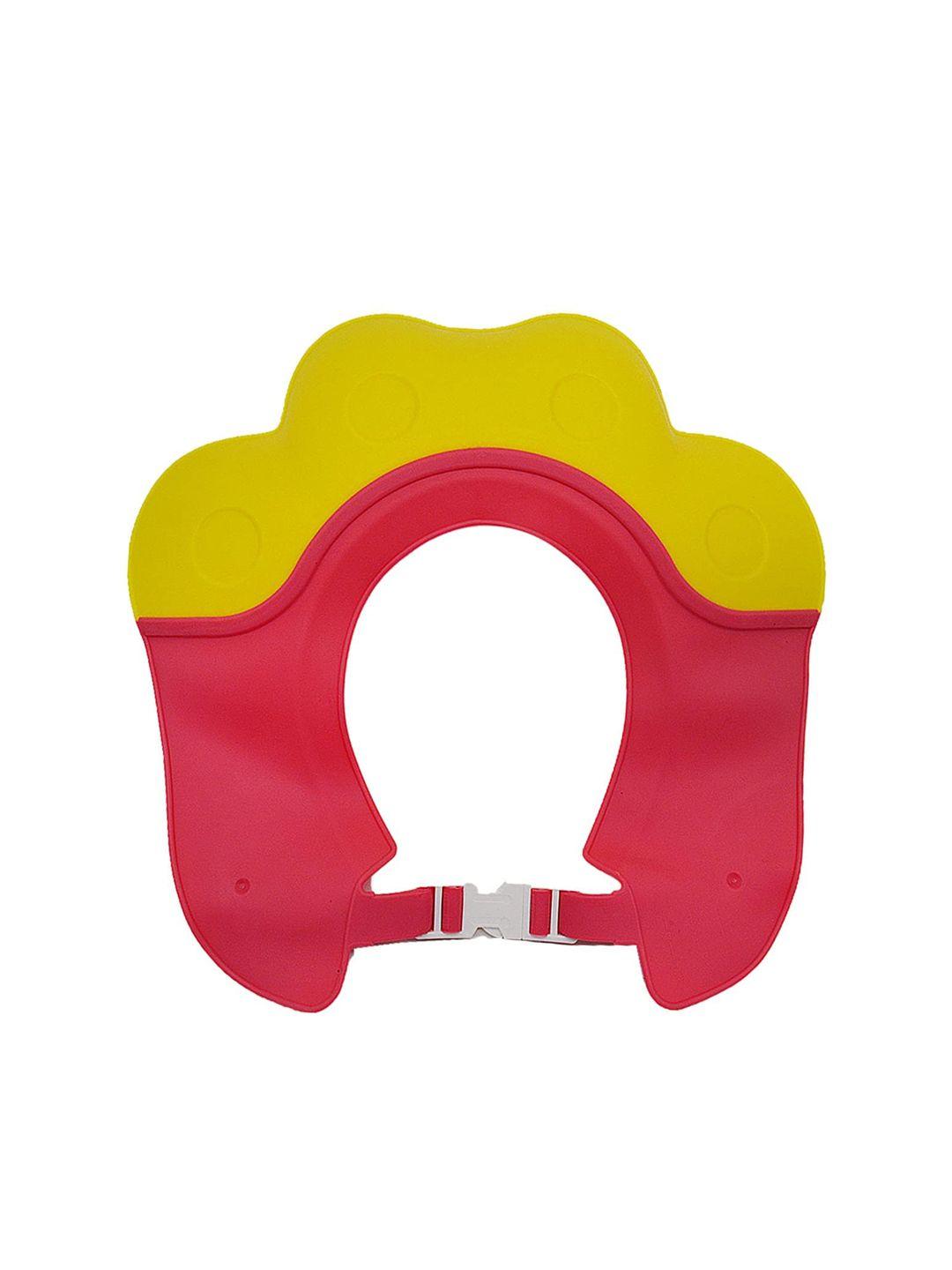 syga kids red & yellow shower bathing protection cap