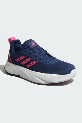 synthetic lace up women's casual shoes - blue