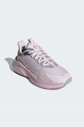 synthetic lace up women's sport shoes - pink