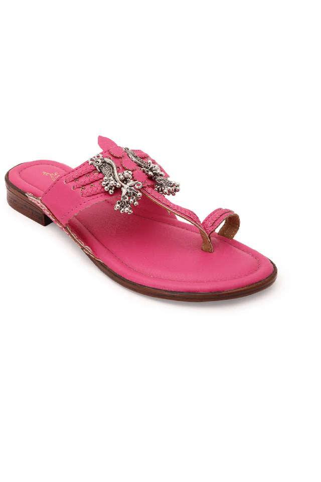 synthetic leather buckle womens casual flats