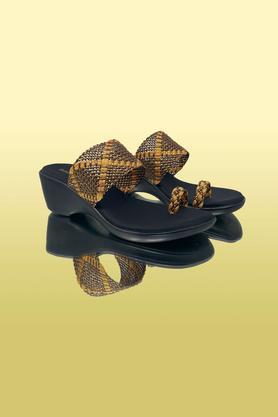 synthetic mesh slip-on women's formal wear sandals - antique