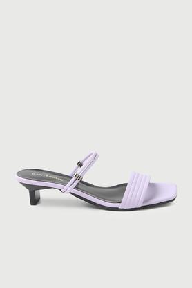 synthetic slipon women's casual wear sandals - lilac