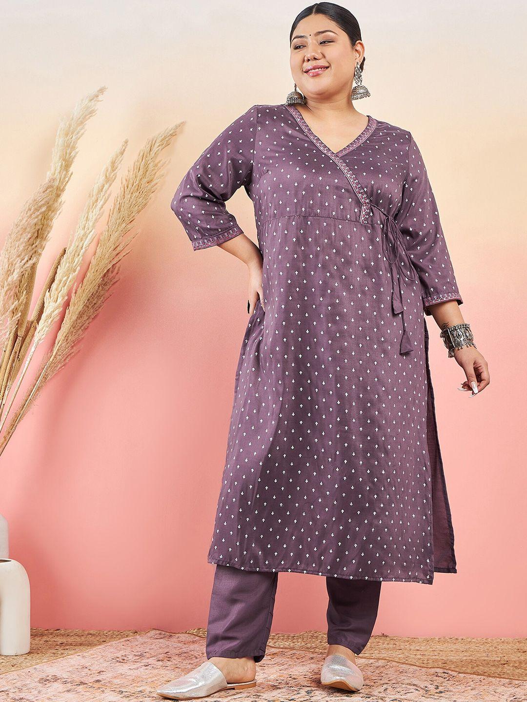 sztori ethnic motifs printed straight kurta with trouser