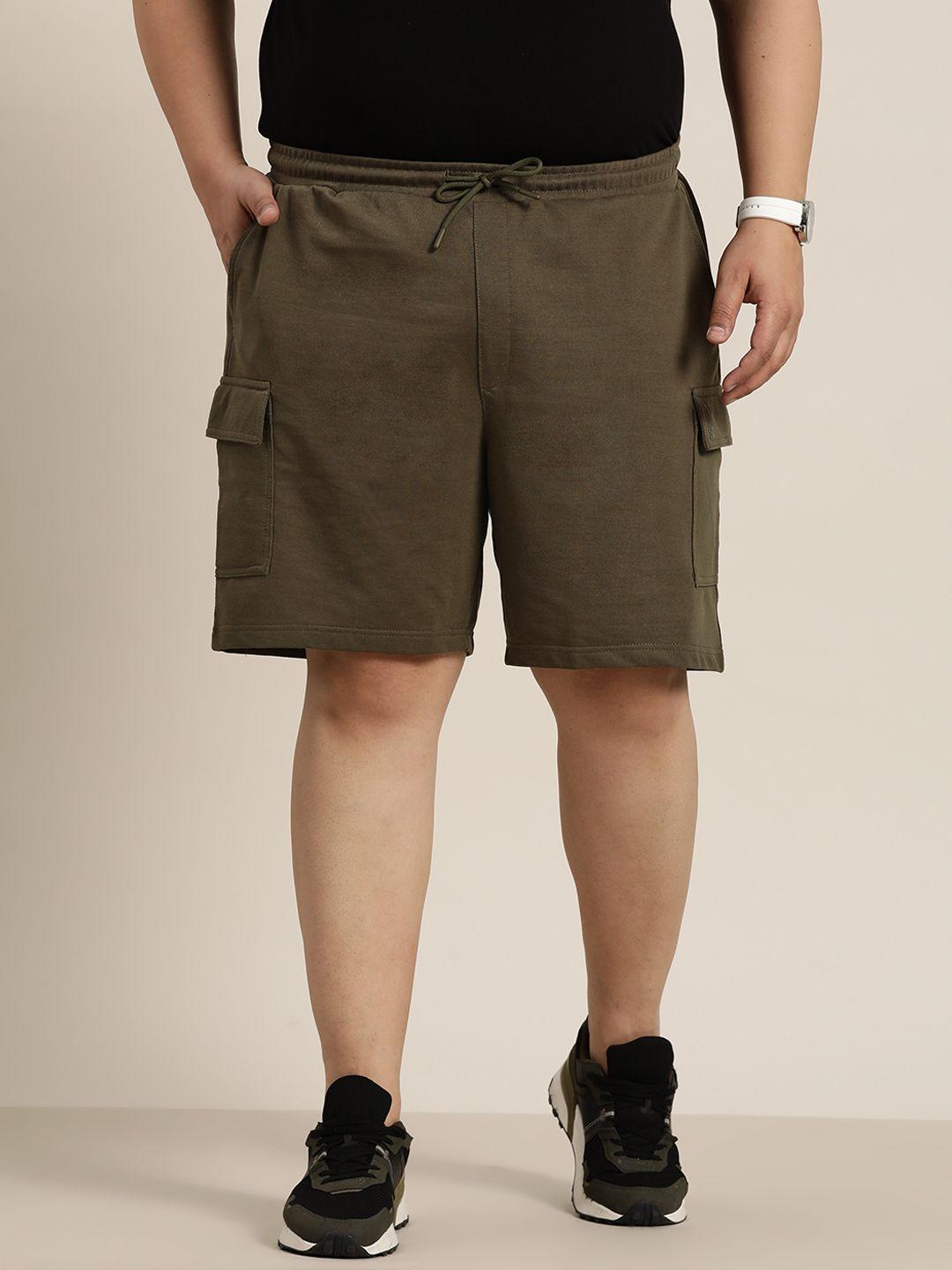 sztori men olive green cargo shorts