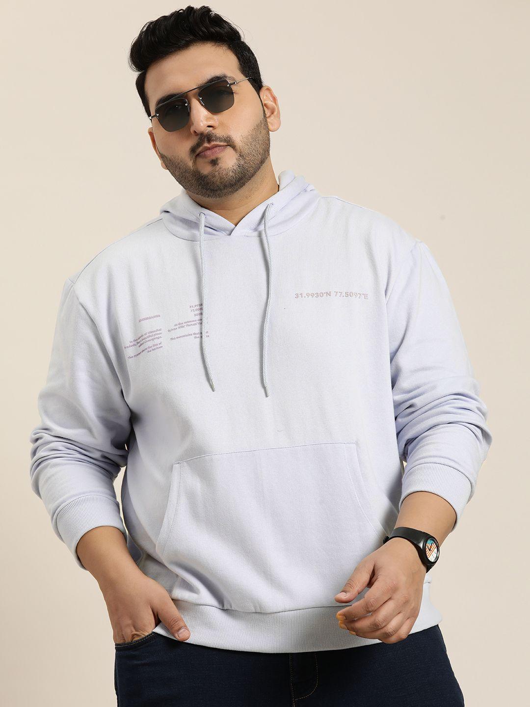 sztori men plus size hooded sweatshirt