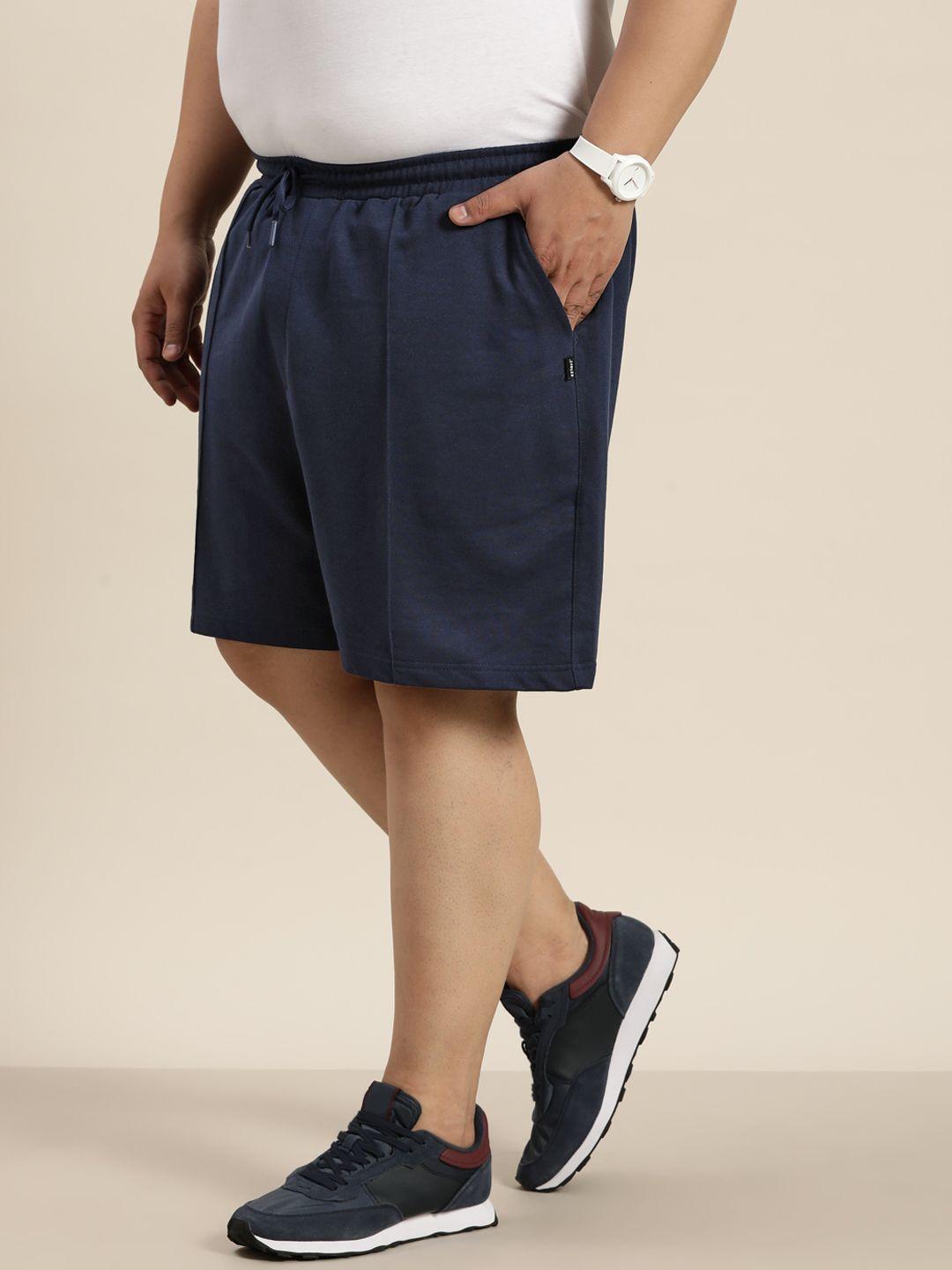 sztori men plus size pintuck detail shorts