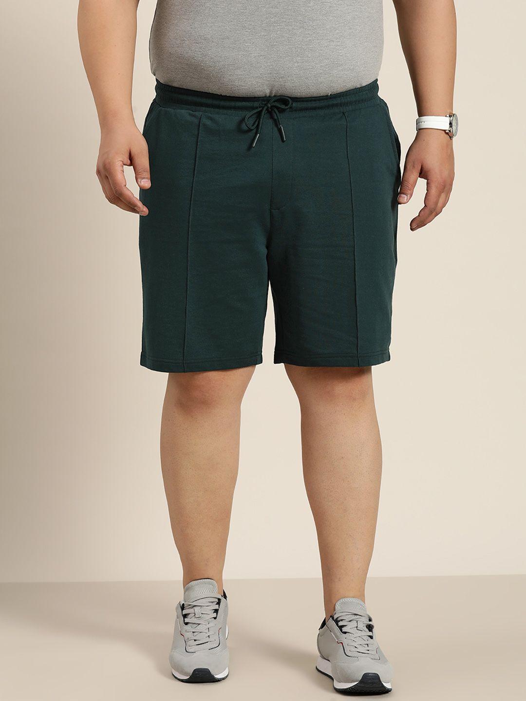 sztori men plus size pintuck detail shorts