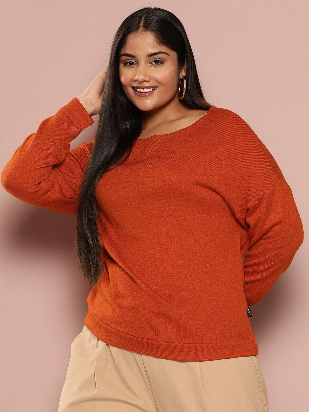 sztori plus size acrylic pullover