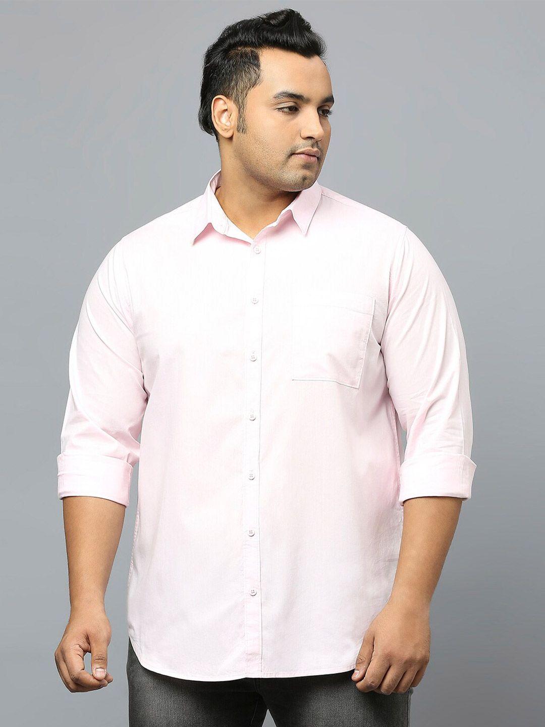 sztori plus size classic opaque pure cotton casual shirt