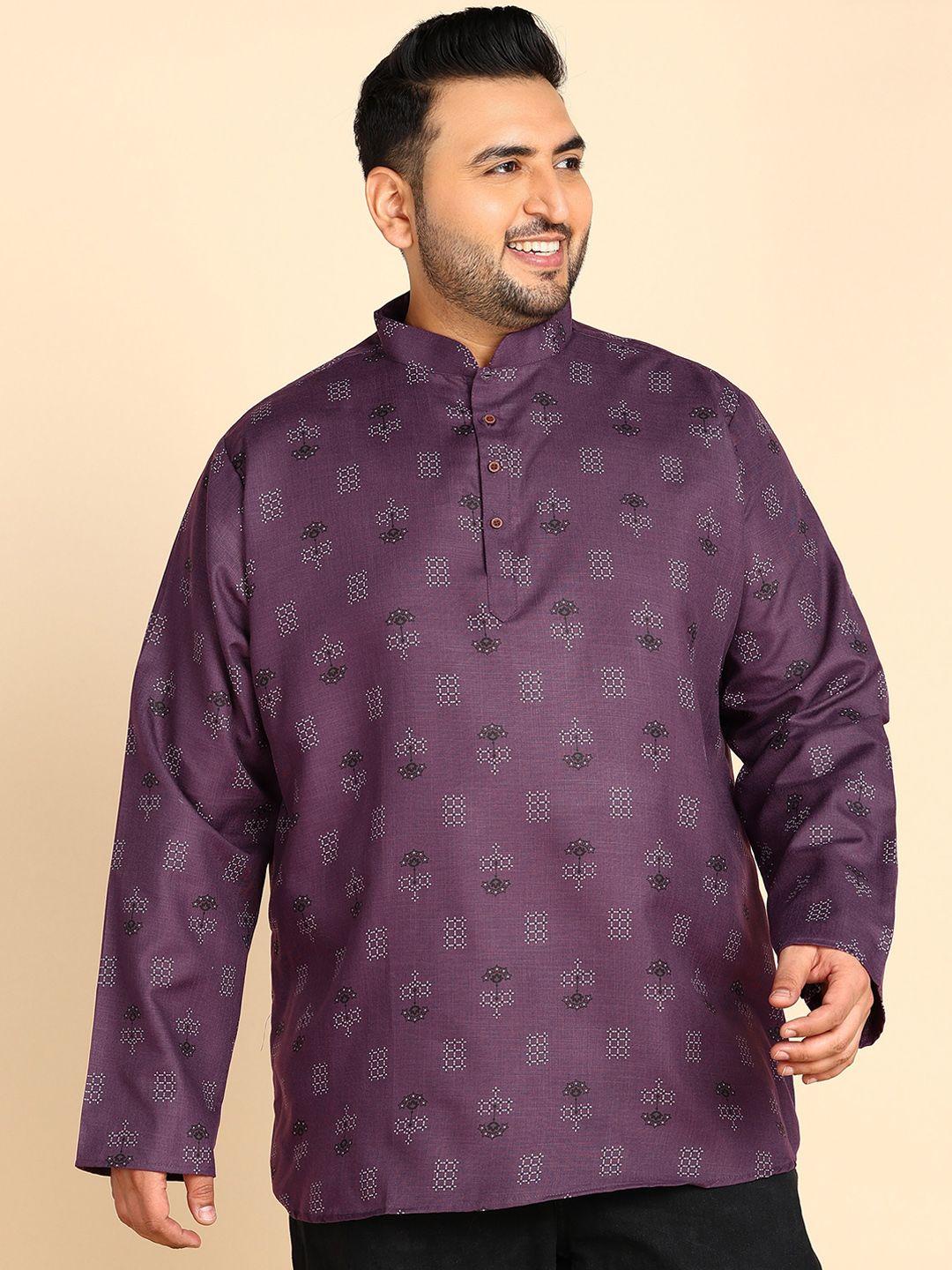 sztori plus size ethnic motifs printed straight kurta