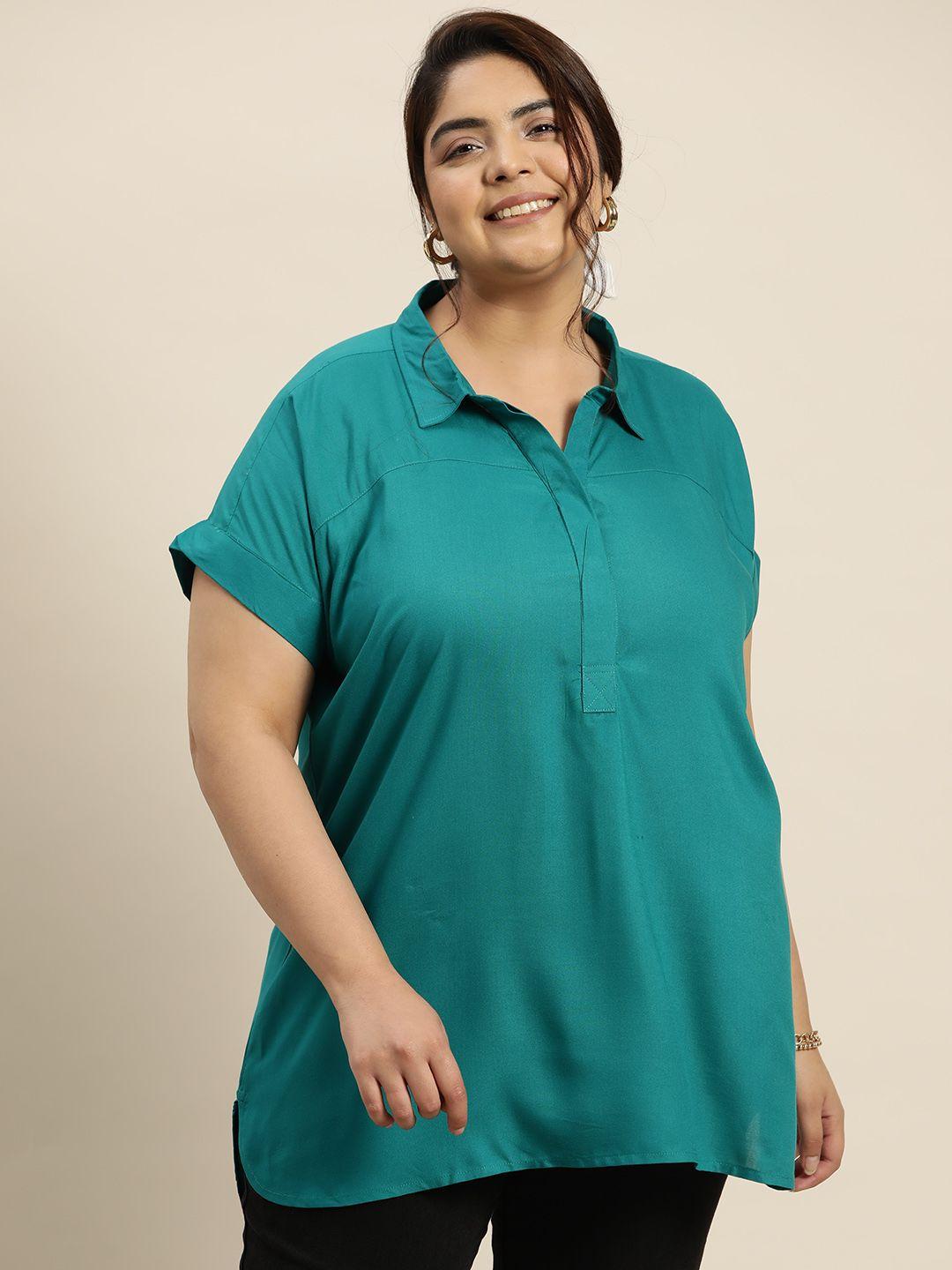 sztori plus size extended sleeves top