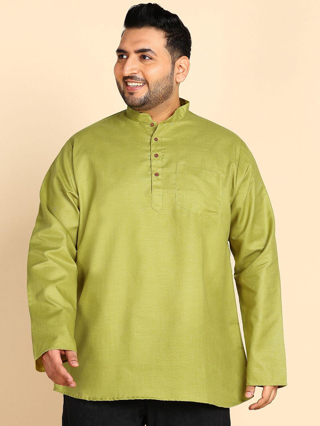 sztori plus size mandarin collar straight kurta