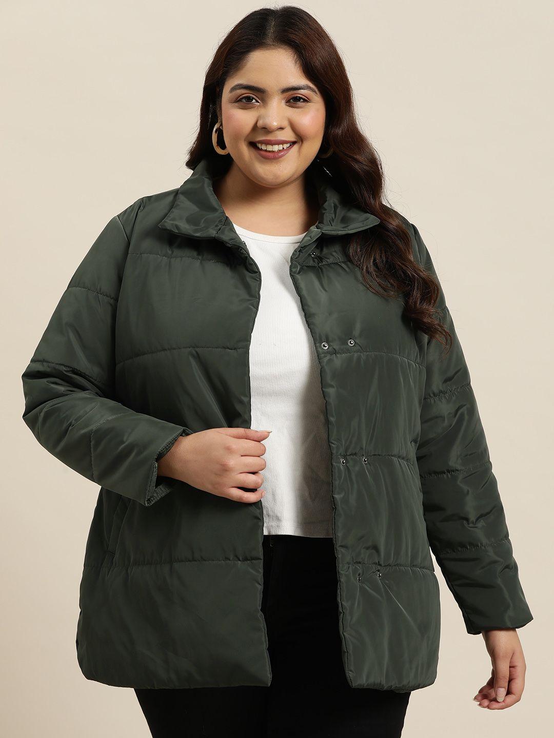 sztori plus size padded jacket