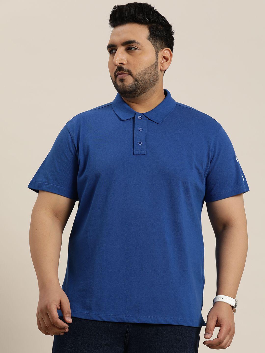 sztori plus size polo collar t-shirt