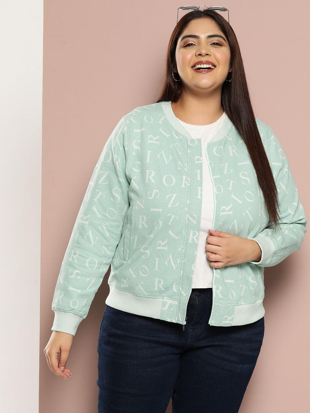 sztori plus size printed sweatshirt