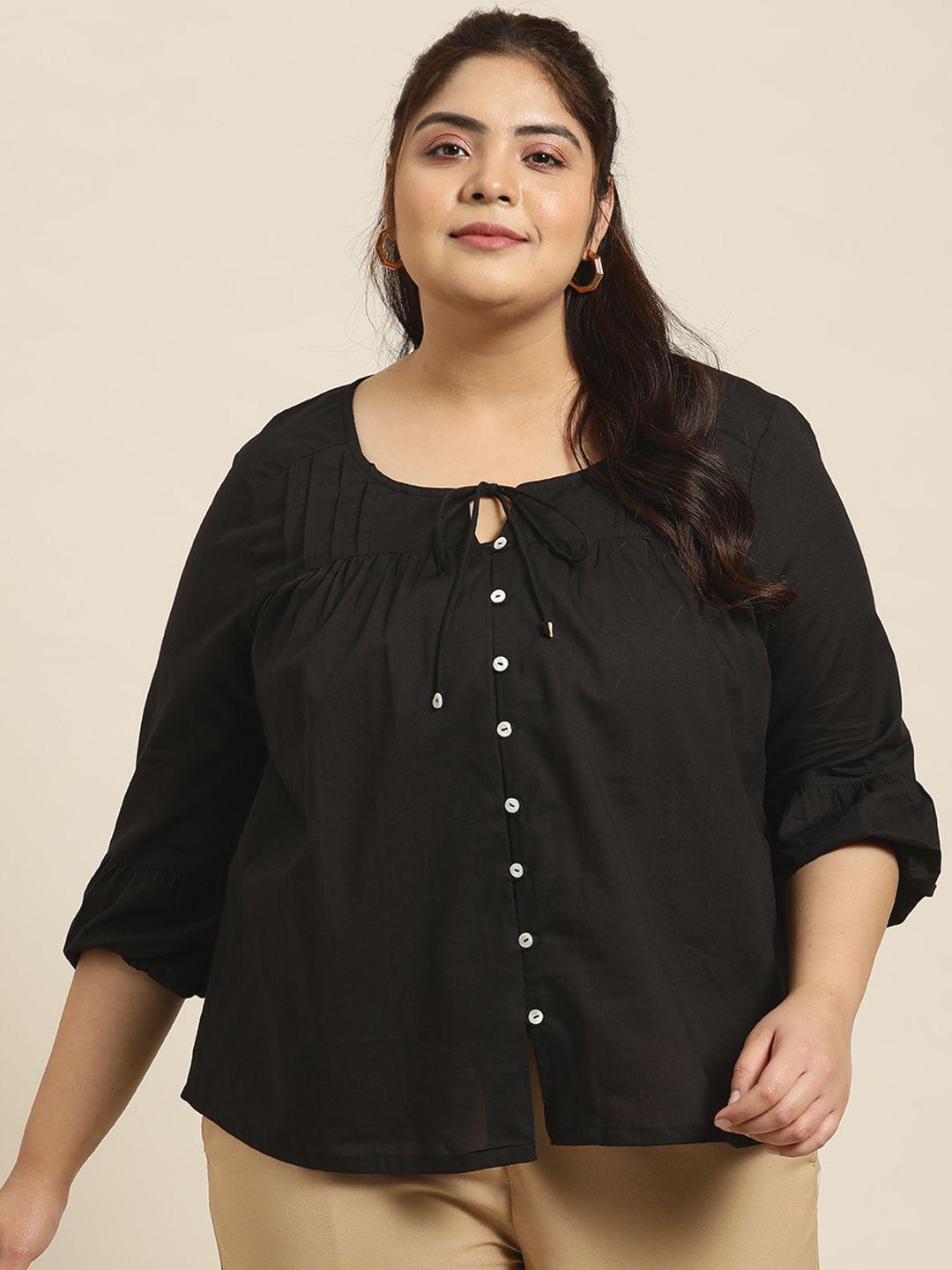 sztori plus size pure cotton top