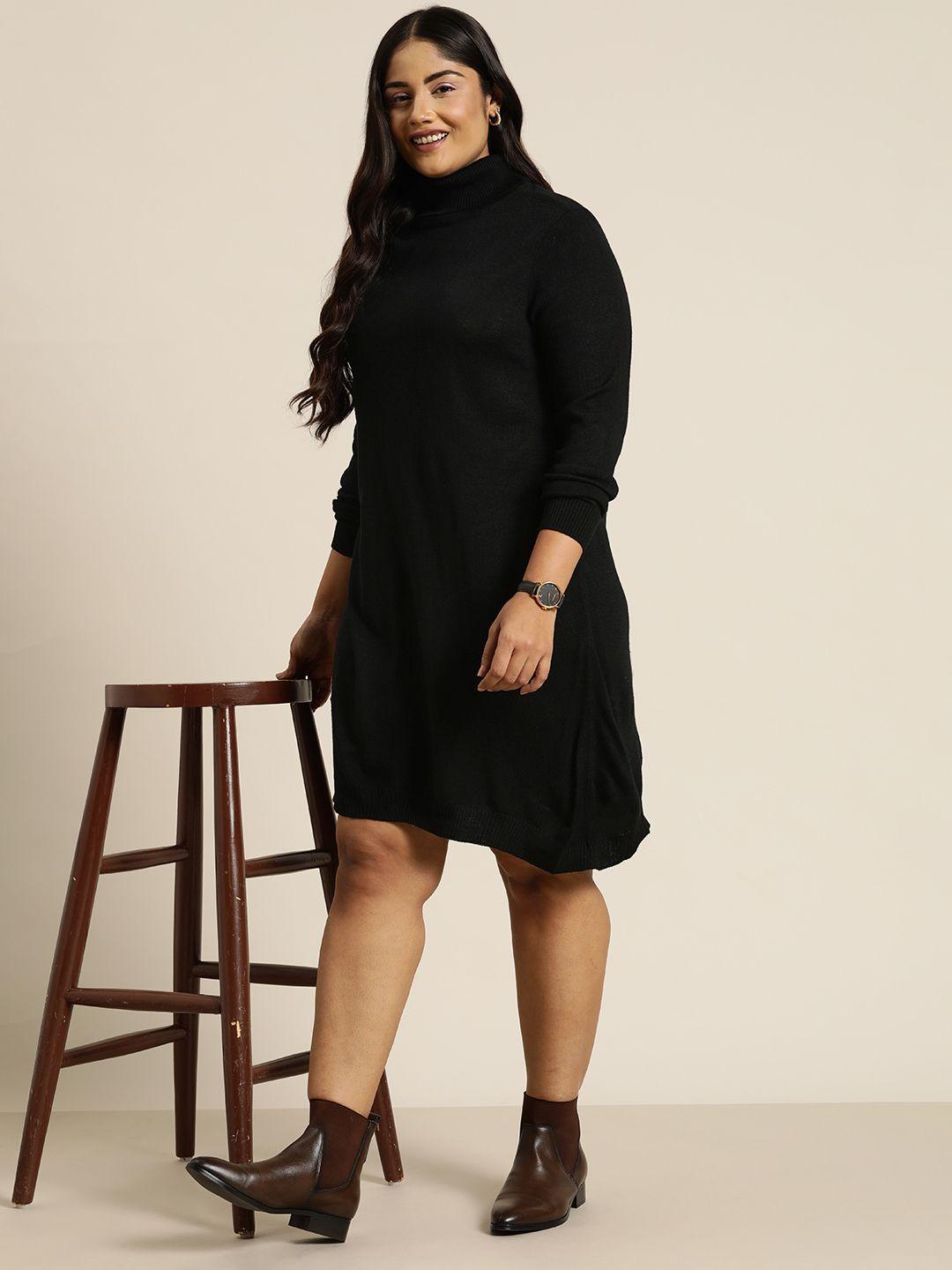 sztori plus size sweater dress