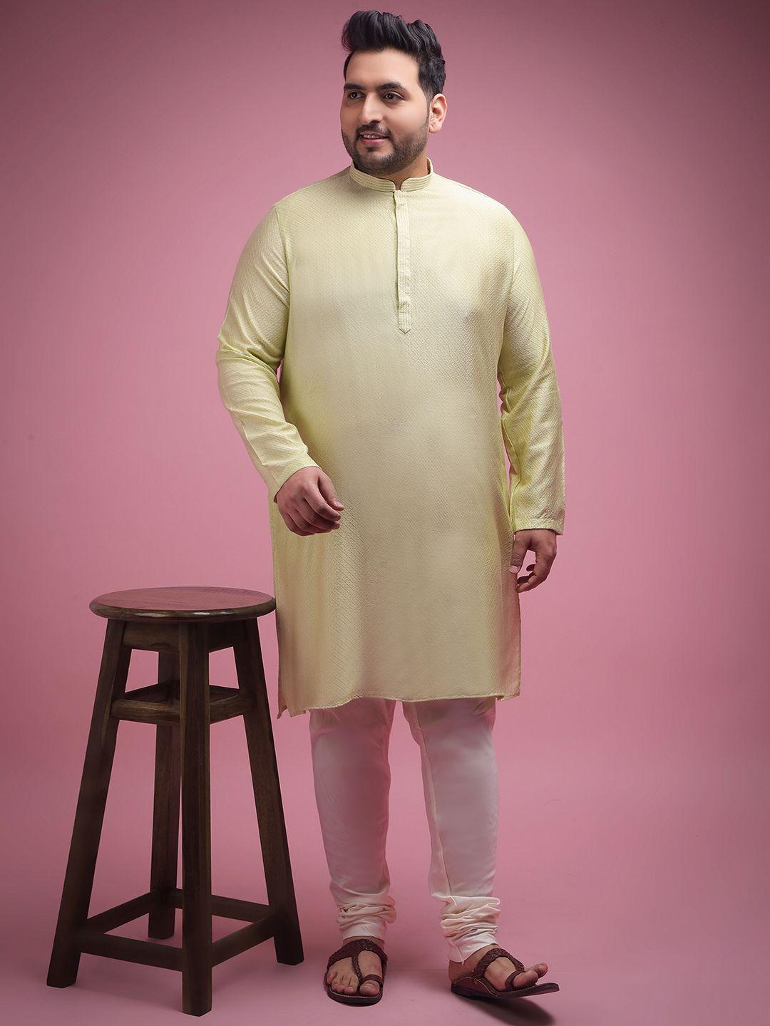 sztori woven design embroidered kurta with churidar