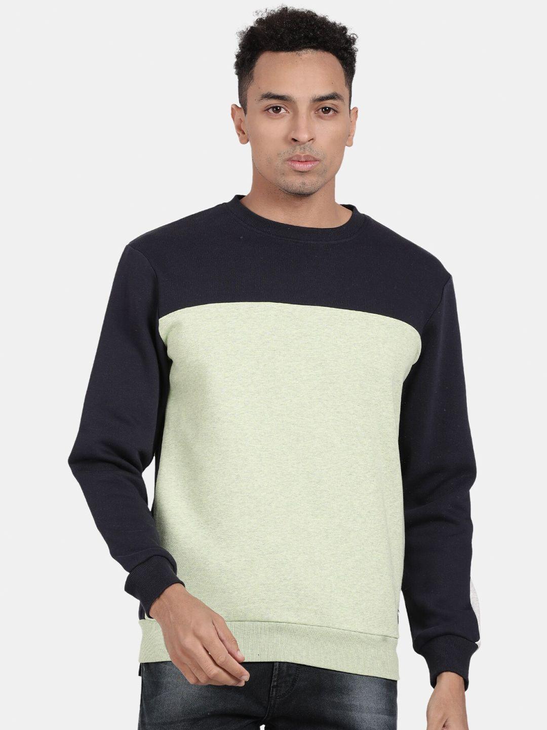 t-base colourblocked pullover sweatshirt