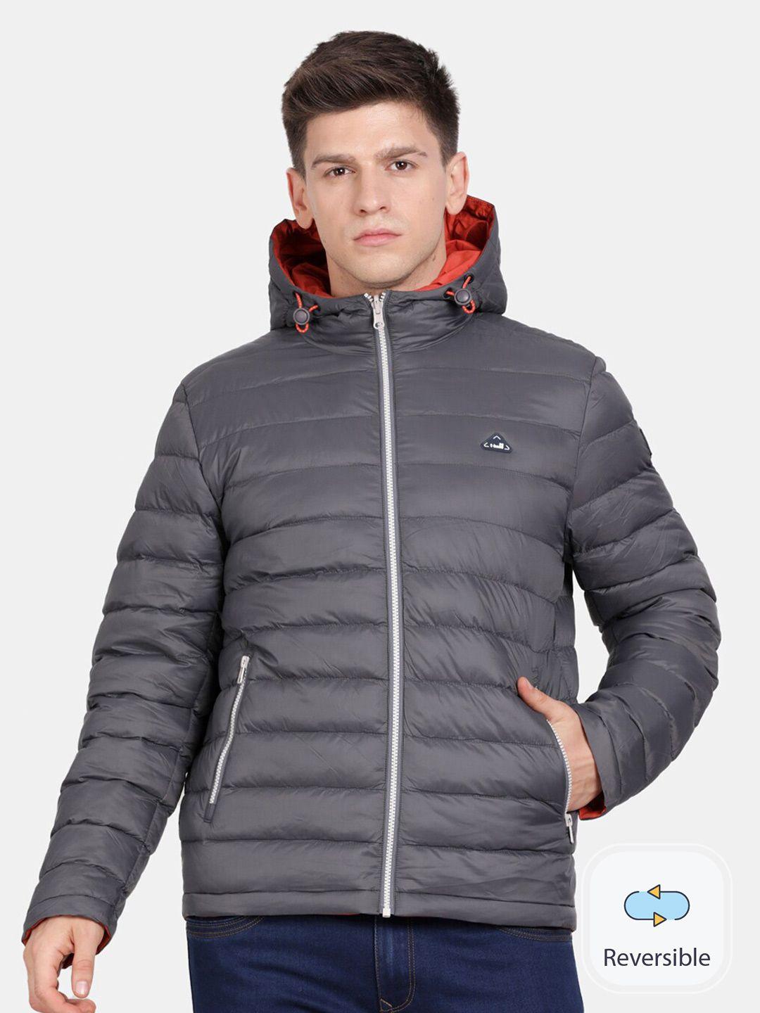 t-base hooded reversible puffer jacket