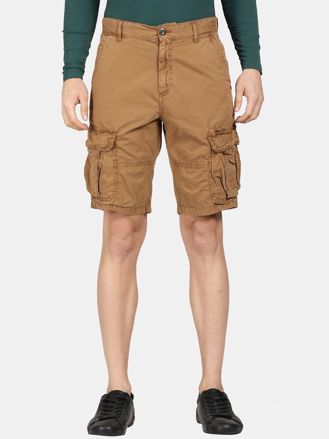 t-base men cotton cargo shorts