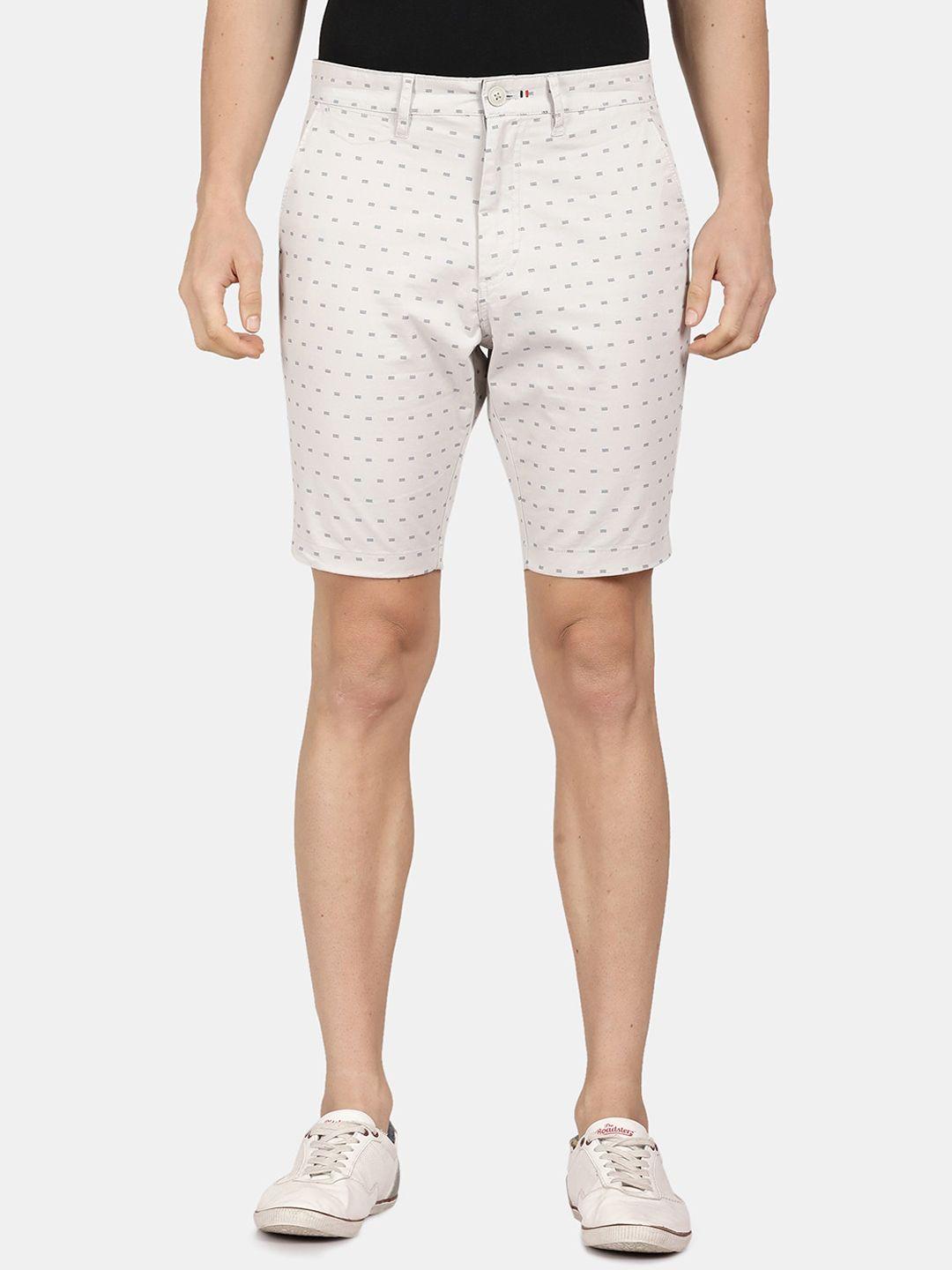 t-base men cotton printed shorts