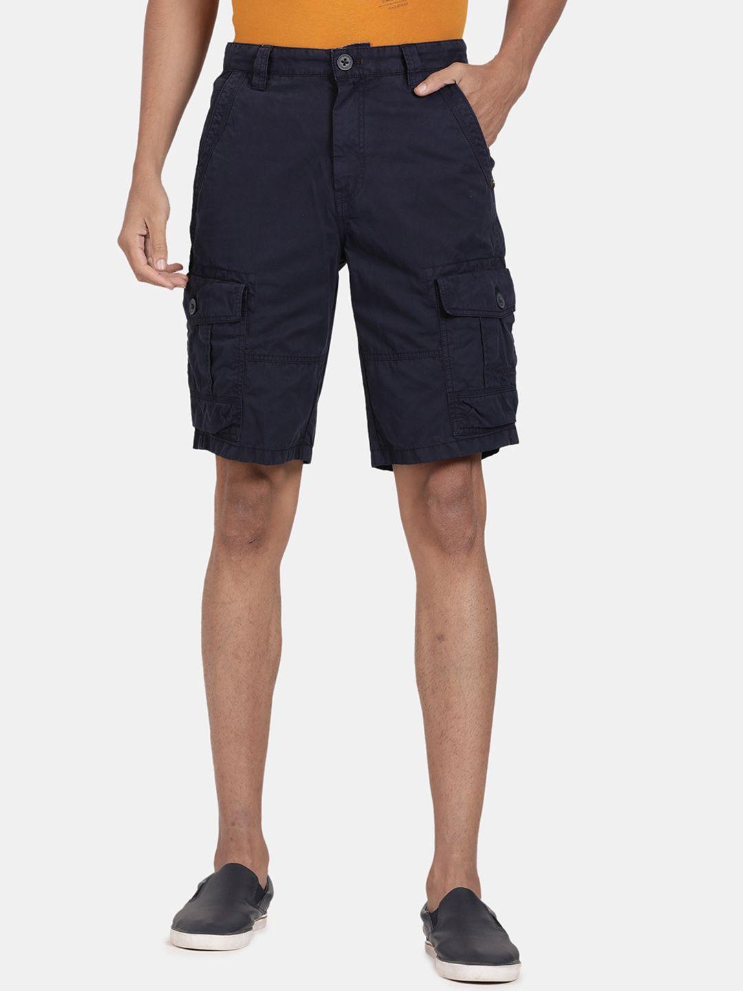 t-base men regular fit mid-rise cargo shorts