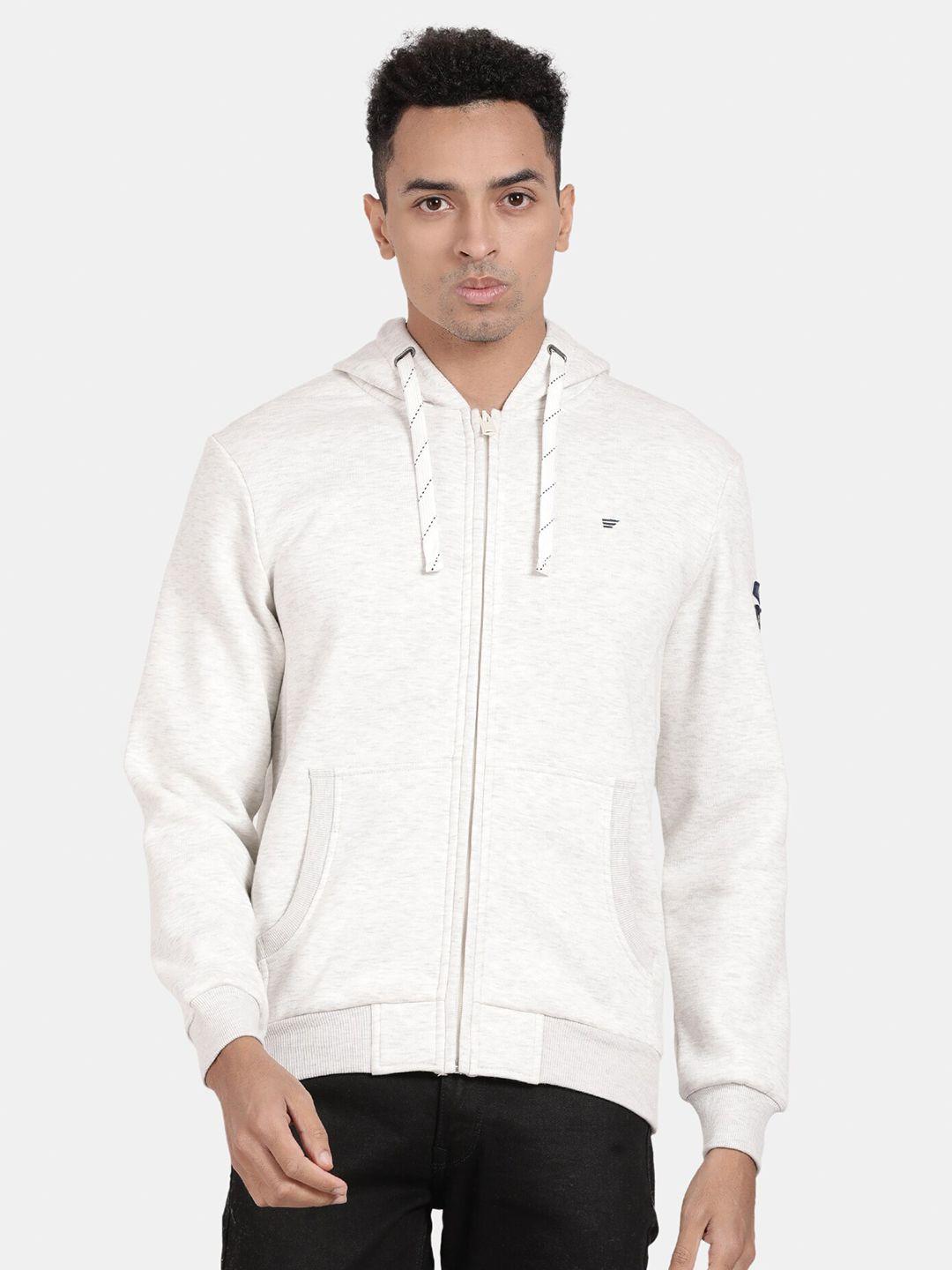 t-base front-open hooded sweatshirt