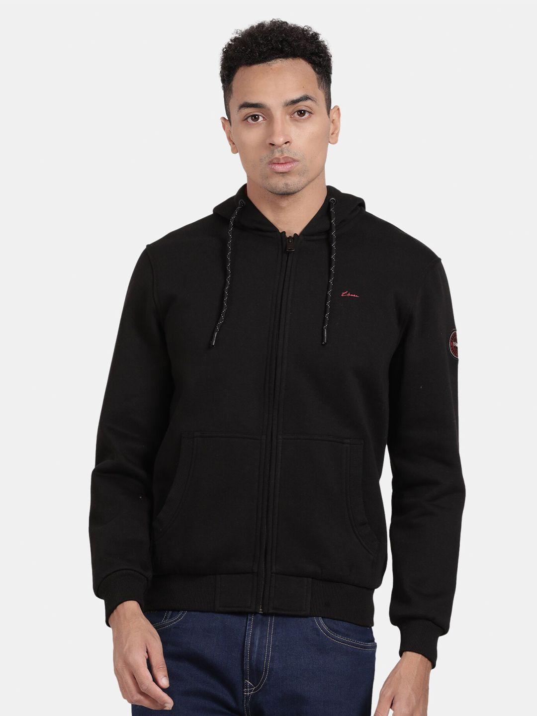 t-base front-open hooded sweatshirt