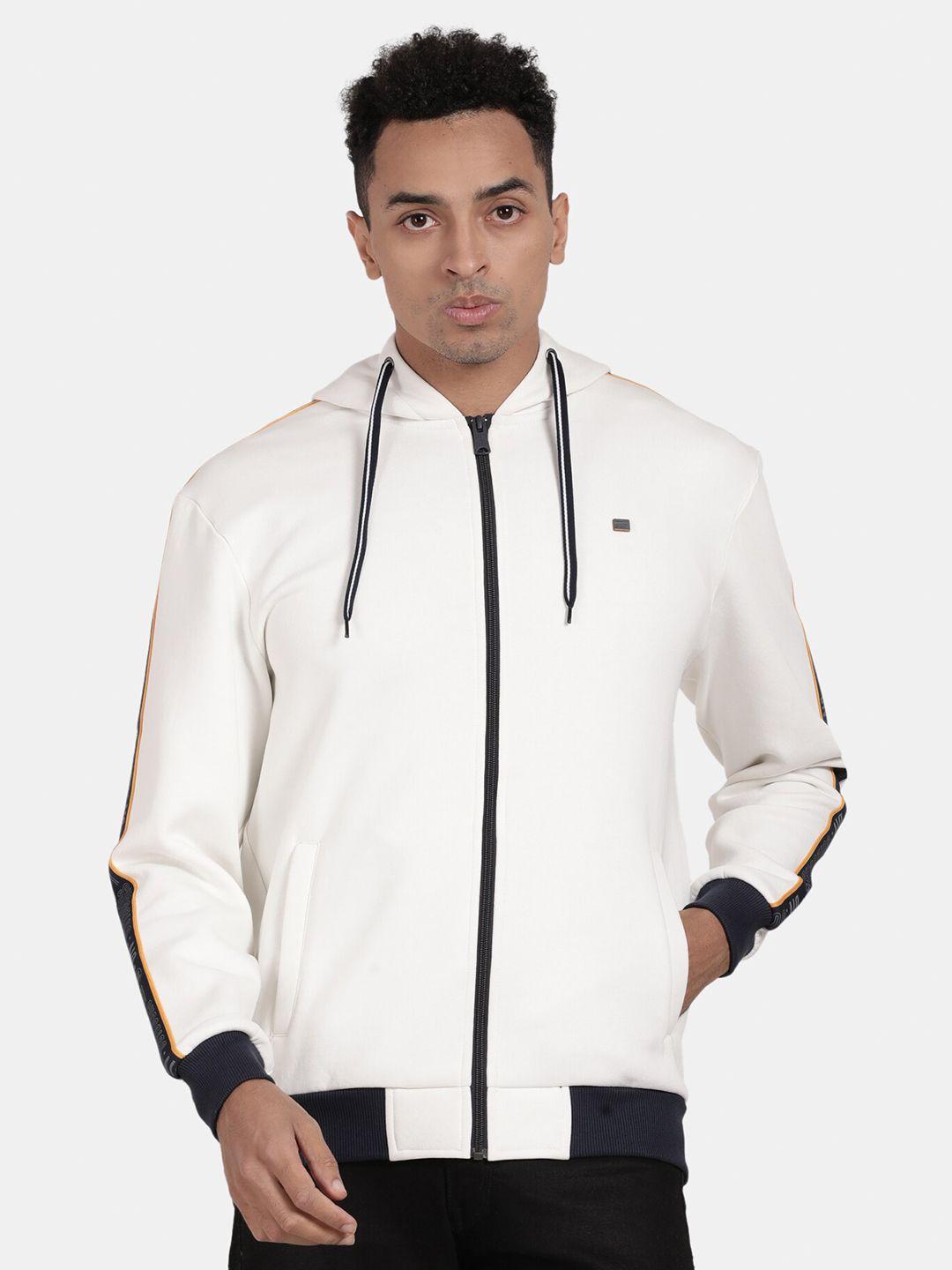 t-base hooded front open sweatshirt