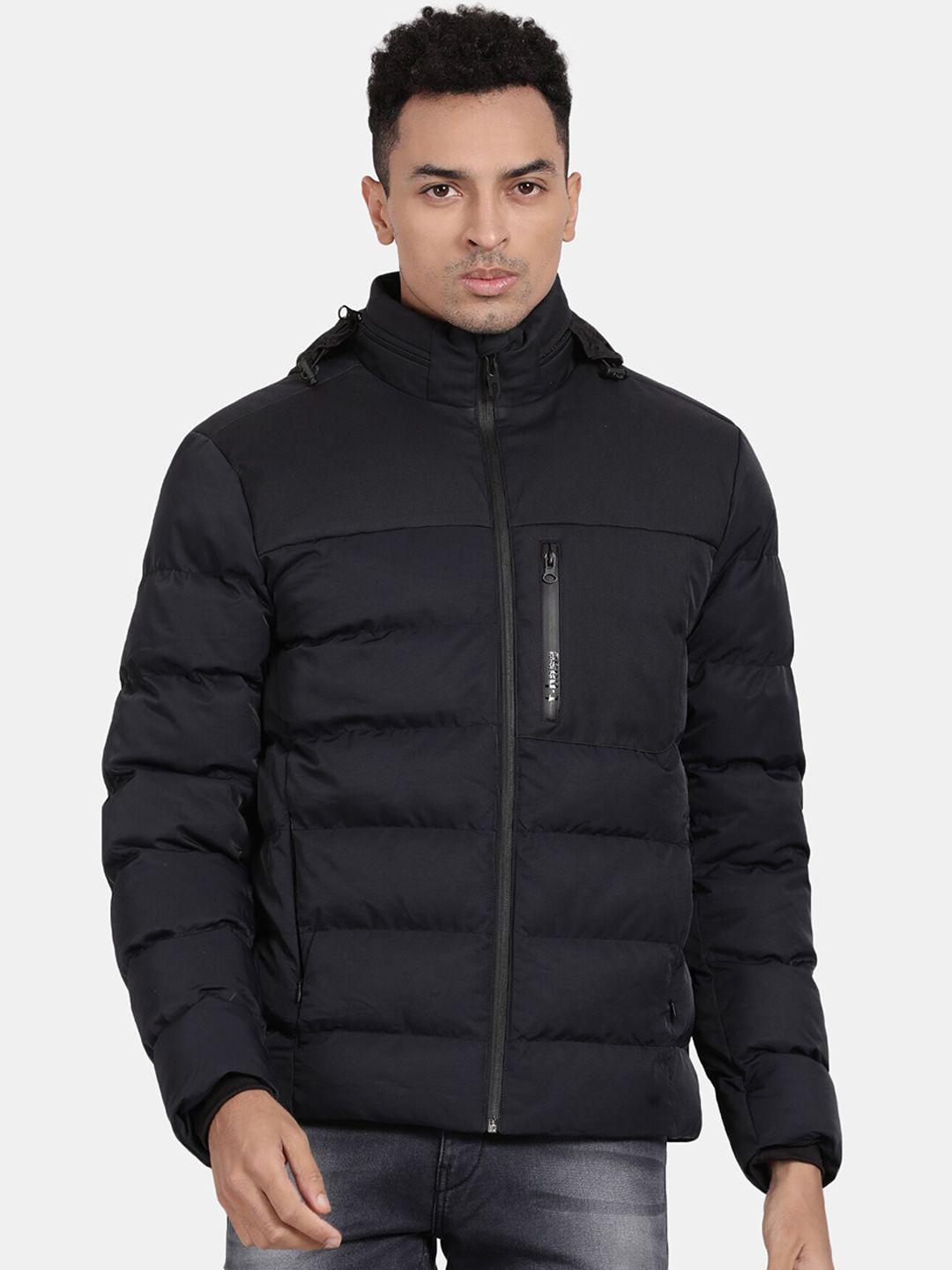 t-base hooded insulated puffer jacket