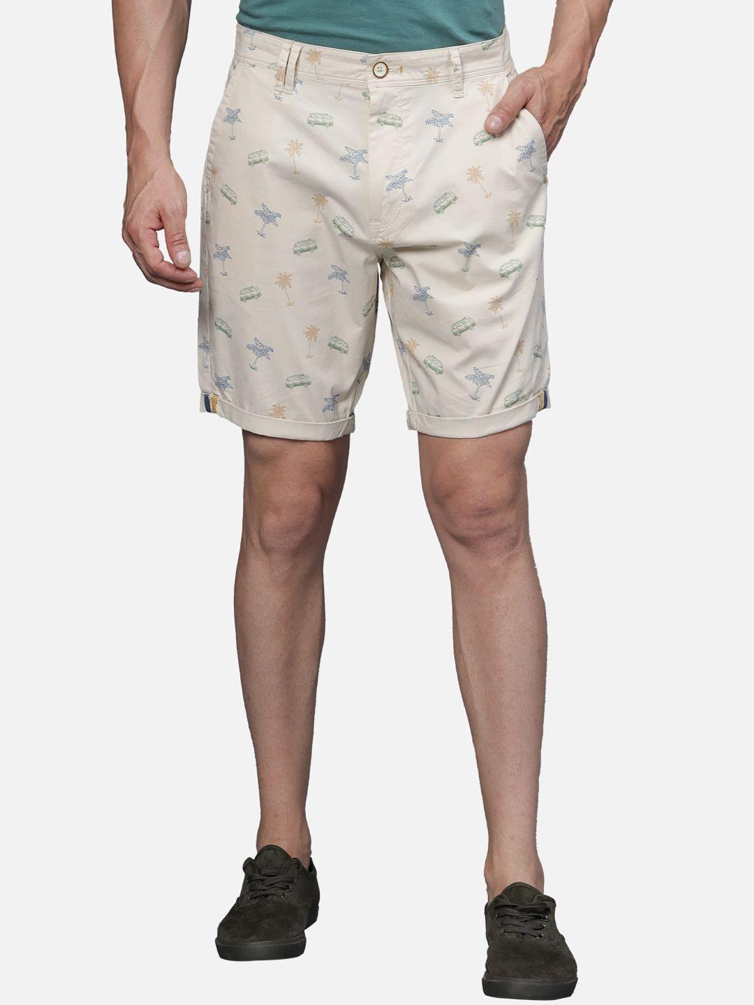 t-base men conversational printed chino shorts