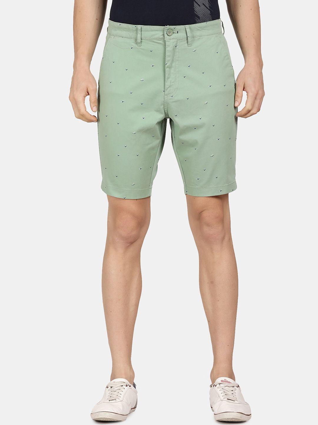 t-base men cotton conversational printed shorts