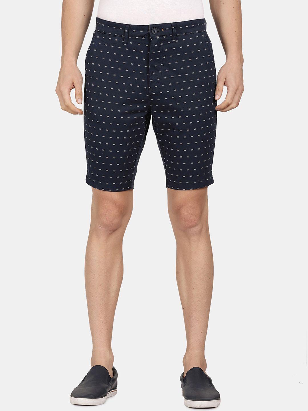 t-base men cotton printed shorts