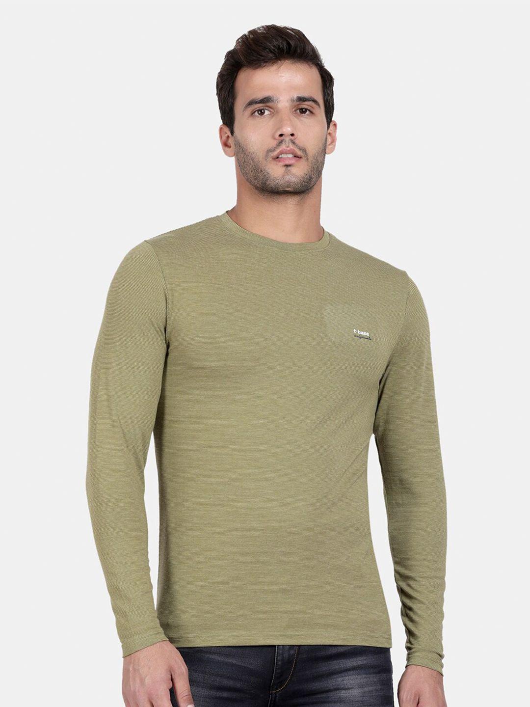 t-base men green t-shirt