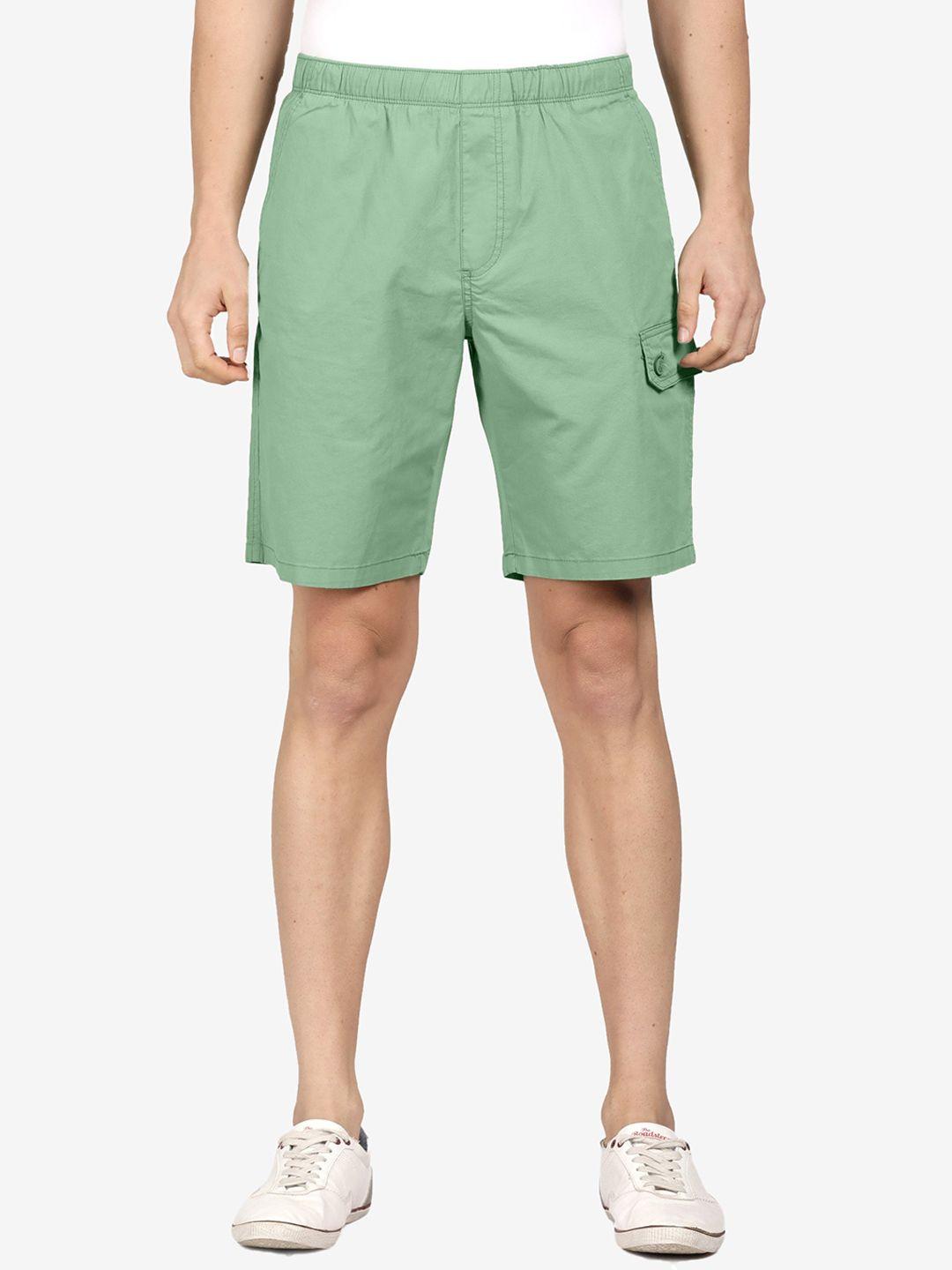 t-base men mid-rise casual cotton shorts