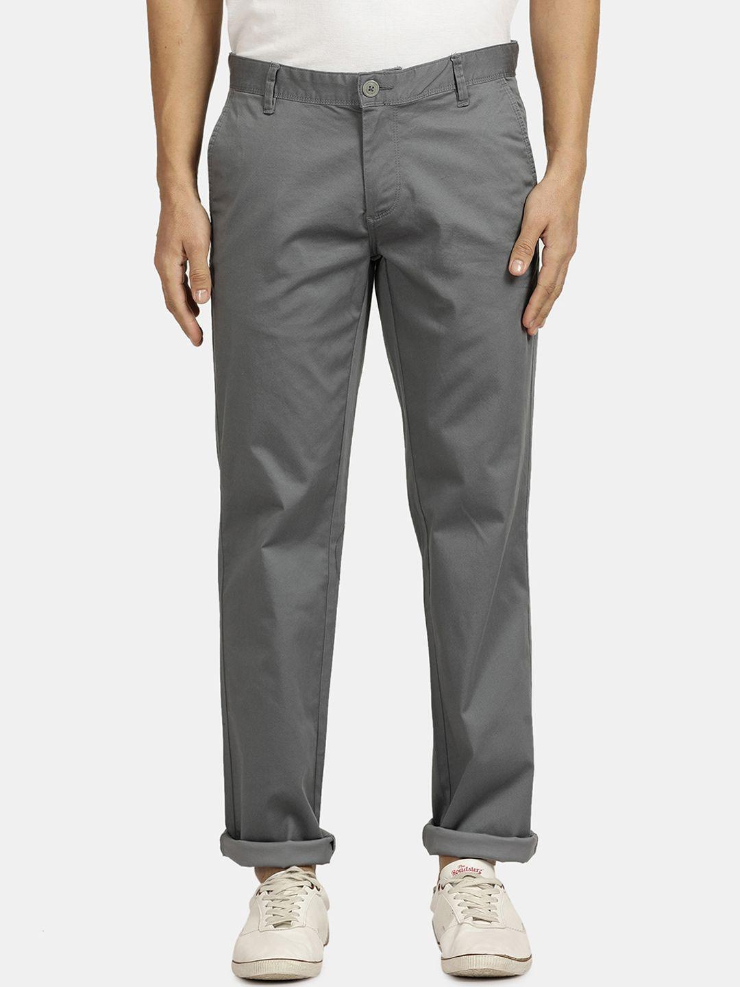 t-base men mid rise chinos trousers